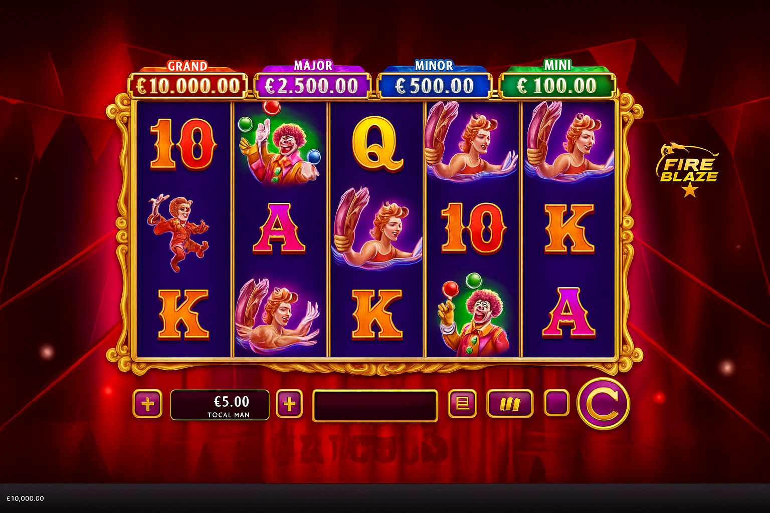 Mega Fire Blaze: Big Circus gameplay